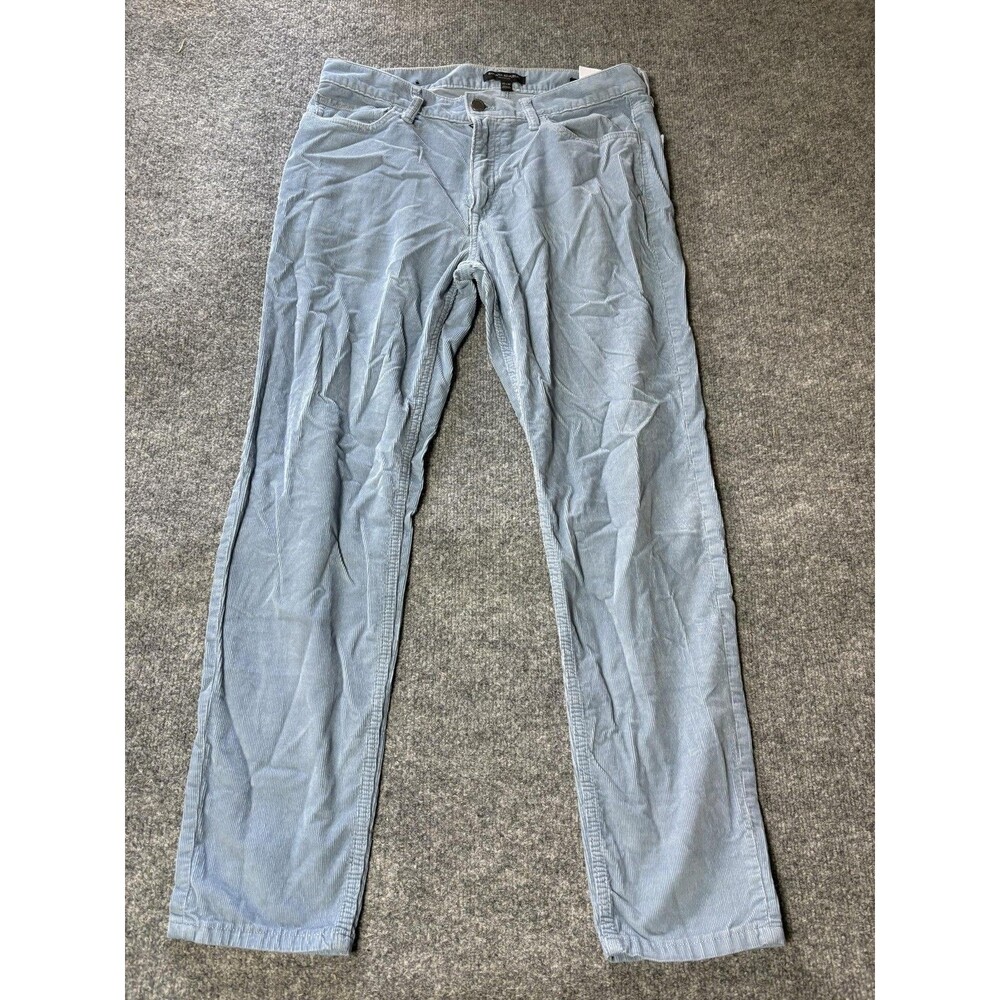 Banana Republic Chino Pants Mens 32x30 Blue Regular Corduroy Traveler Stretch